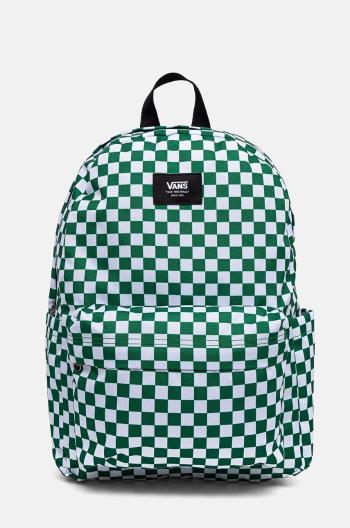 Detský ruksak Vans OLD SKOOL GROM CHECK BACKPACK zelená farba, veľký, vzorovaný, VN000J3KJ5F1