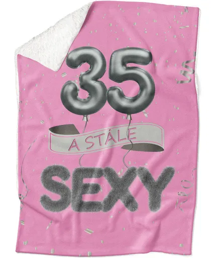 Deka Stále sexy – Ružová (vek: 35, Podšitie baránkom: ÁNO)