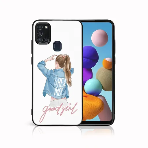 MY ART Ochranný obal pre Samsung Galaxy A21s GOOD GIRL (130)