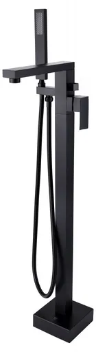 BESCO - Stojánková vaňová batéria variujú - Radiátory - Farebné prevedenie HL - Čierna matná BABWVCZ