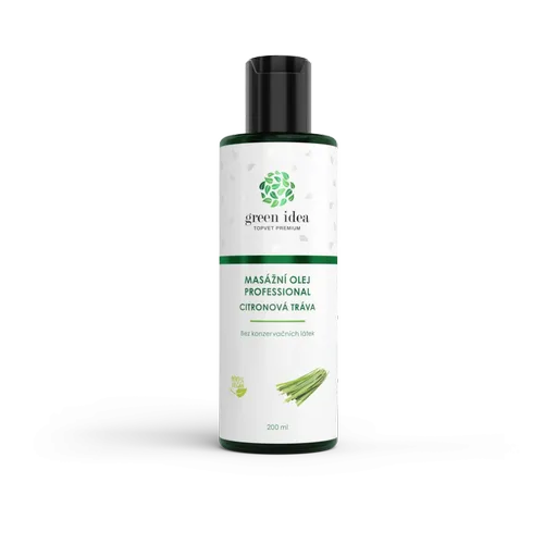 Masážny olej – Citronová tráva 200 ml – Green idea