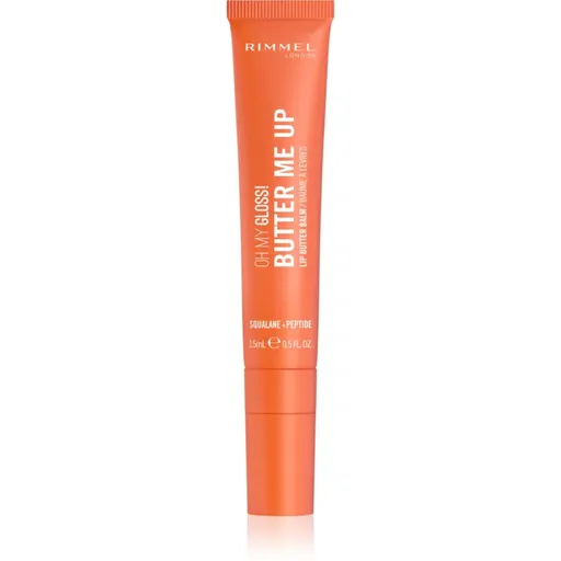 Rimmel Oh My Gloss! Butter Me Up hydratačný balzam na pery odtieň 005 Coral Breeze 15 ml