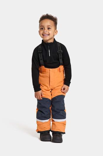 Detské lyžiarske nohavice Didriksons IDRE KIDS PANTS oranžová farba