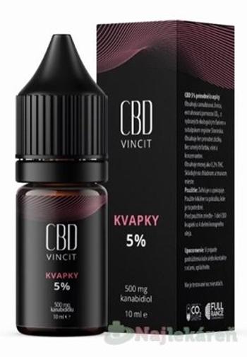 CBD Vincit kvapky 5% 10ml