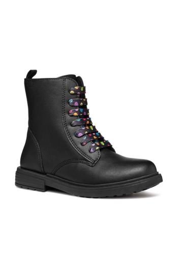 Detské topánky Geox ECLAIR čierna farba, J049QD.0003W