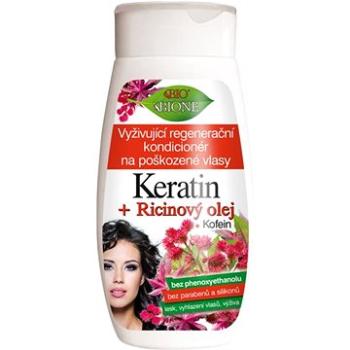 BIONE COSMETICS Bio Keratín + Ricínový olej Regeneračný kondicionér 260 ml (8595061617417)