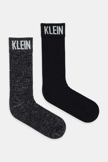 Ponožky Calvin Klein Jeans 2-pak čierna farba, 701235978