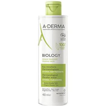 A-DERMA BIOLOGY Dermatologická micelárna voda hydratačná – čistiaca 400 ml (3282770146578)