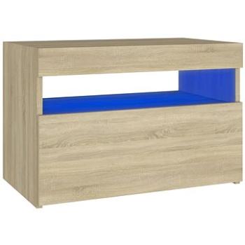 SHUMEE s osvetlením LED dub sonoma 60 × 35 × 40 cm (804415)