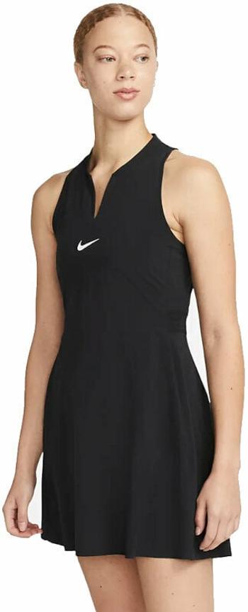 Nike Dri-Fit Advantage Tennis Black/White M Šaty