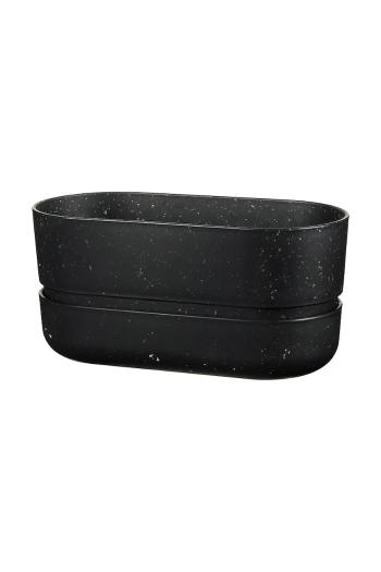 Kvetináč na bylinky Rig-Tig Pot-It čierna farba