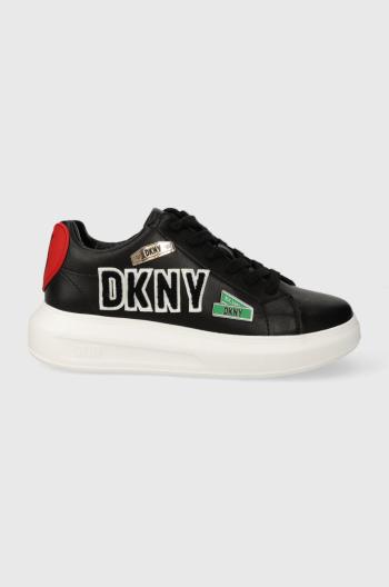 Tenisky Dkny JEWEL CITY SIGNS čierna farba, K1497456