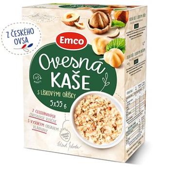 Emco Ovsená kaša s lieskovými orieškami 5 × 55 g (8595229916178)