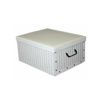 Compactor Nordic összecsukható tárolódoboz,  50 x 40 x 25 cm, szürke, szürke