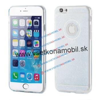 Silikónový obal Apple iPhone 6 Plus / 6S Plus GLITTER priehľadný