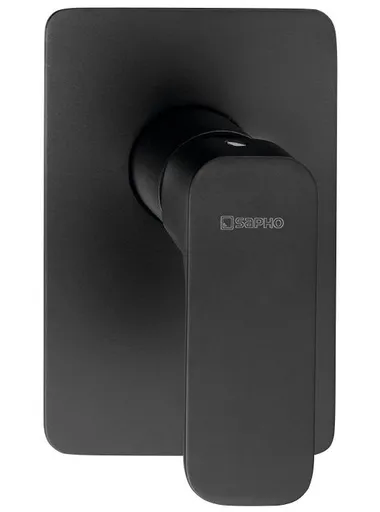 SAPHO - SPY podomietková sprchová batéria, 1 výstup, čierna mat PY41/15