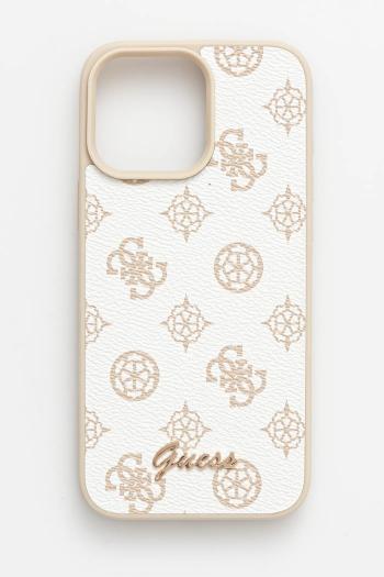Puzdro na mobil Guess iPhone 16 Pro Max 6.9 biela farba, GUHMP16XPGPYSH