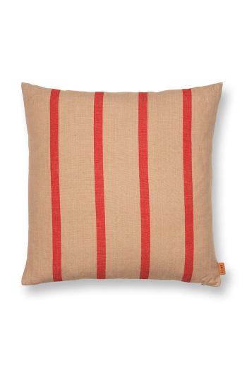 Dekoratívna obliečka na vankúš ferm LIVING Grand Cushion Cover červená farba
