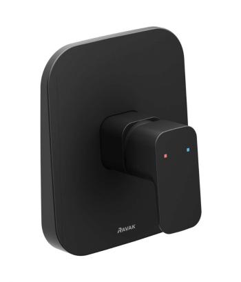 RAVAK - 10° Free Sprchová batéria TD F 062.20 pod omietku, s telesom, čierna X070157