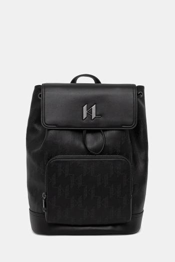 Ruksak Karl Lagerfeld pánsky, čierna farba, veľký, jednofarebný, A1M30012