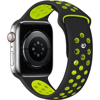 Eternico Sporty na Apple Watch 42 mm/44 mm/45 mm  Mustard Yellow and Black (AET-AWSP-YeBl-42)