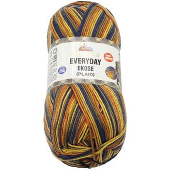 BELLATEX Priadza HiMALAYA EVERYDAY EKOSE 200 g – 241-07 horčicová, modrá (9697)