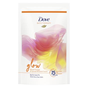 DOVE Bath Therapy Glow soľ do kúpeľa 400 g