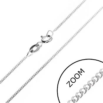 Jemná retiazka zo striebra 925 - husté očká, 1,2 mm