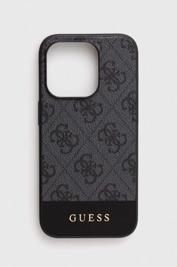 Puzdro na mobil Guess iPhone 15 Pro 6.1" šedá farba