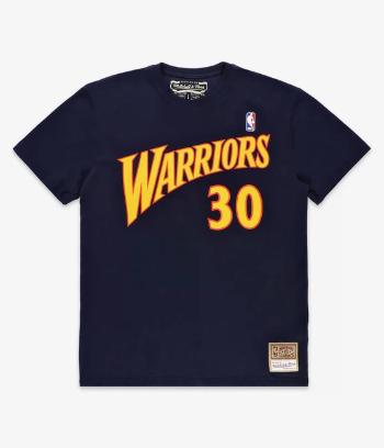 Mitchell & Ness NBA Name&Number Tee Golden State Warriors Stephen Curry #30 navy - M