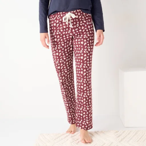 Pyžamové dlhé nohavice s celopotlačou