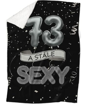 Deka Stále sexy – Čierna (vek: 73, Podšitie baránkom: ÁNO)