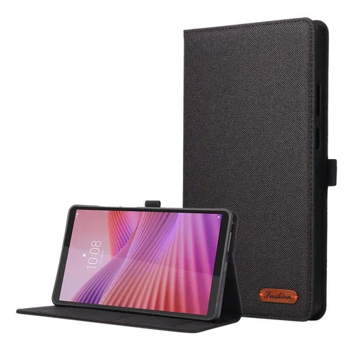 FABRIC Zaklápací obal pre Lenovo Tab One / Lenovo Tab K9 čierny