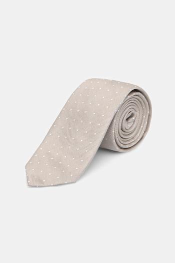 Kravata Calvin Klein béžová farba, CK2111E005