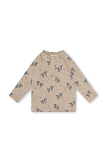 Tričko s dlhým rukávom pre bábätká That's mine Remy T-Shirt 21579 béžová farba, vzorovaný, REMY