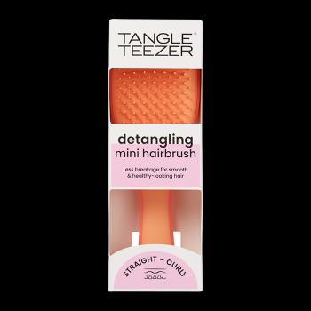 TANGLE TEEZER The Ultimate Detangler Mini Straight - Curly Salmon Pink Apricot