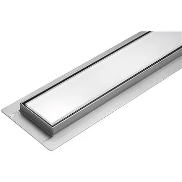 Lineární koupelnový žlab Bílé Sklo 70 cm WET
