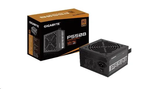 GIGABYTE zdroj P550B, 550W, 80plus bronze, 12 cm fan