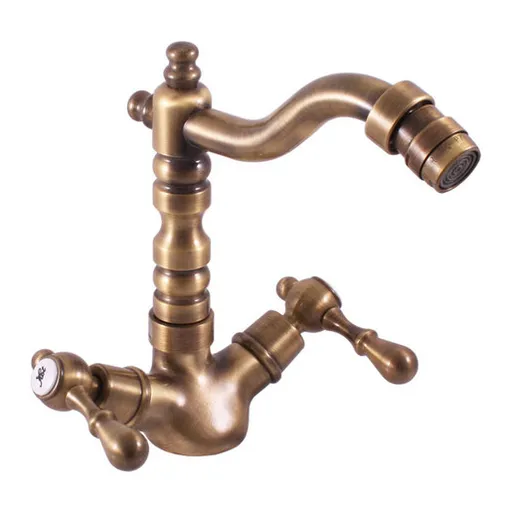 RAV SLEZÁK Morava bidetová batéria s clic-clacom stará mosadz mk421.0/9sm MK421.09SM