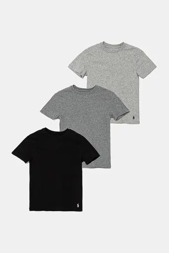 Detské bavlnené tričko Polo Ralph Lauren 3-pak