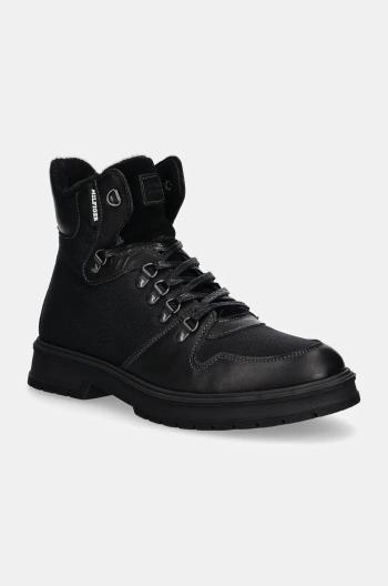 Topánky Tommy Hilfiger HILFIGER WARM CORDURA MIX BOOT pánske, čierna farba, FM0FM05180