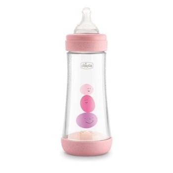 Chicco Perfect 5 silikon, 300 ml dívka (8058664122110)