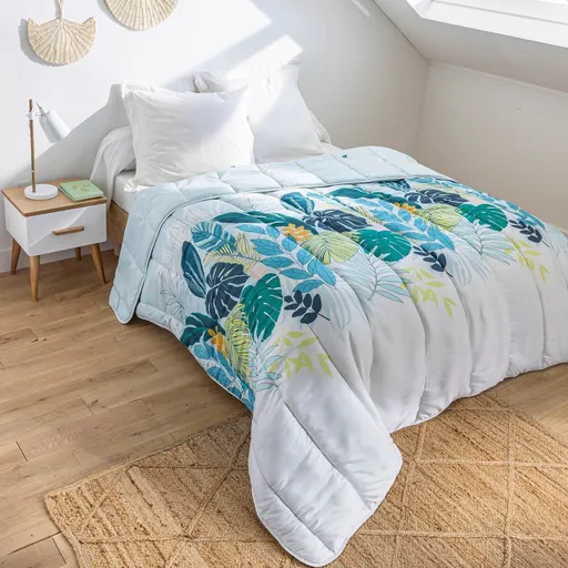 Prikrývka z mikrovlákna s rastlinným vzorom 400 g/m2