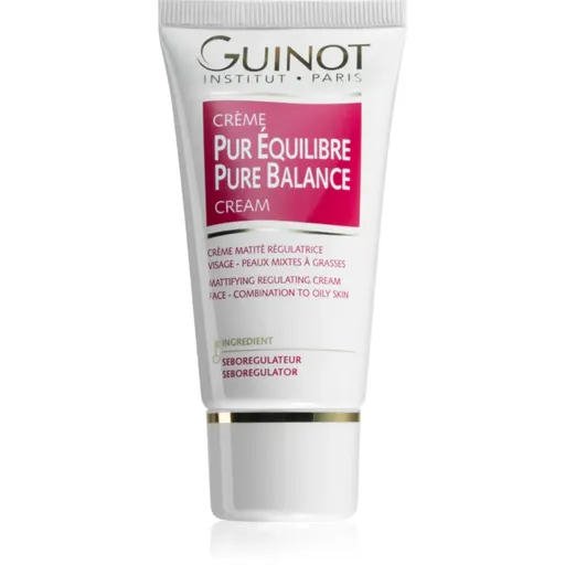 Guinot Pure Balance normalizačný krém pre mastnú pleť pre stiahnutie pórov a matný vzhľad pleti 50 ml