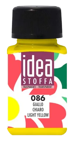 MAIMERI IDEA STOFFA - Farby na textil 086 - light yellow, 60 ml