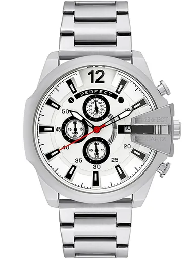 PERFECT pánske hodinky M513CH-01  - CHRONOGRAF (zp387b) + KRABIČKA