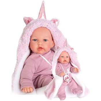 Antonio Juan 12238 Petit – reálna bábika so zvukmi a mäkkým látkovým telom – 27 cm (8435083612383)