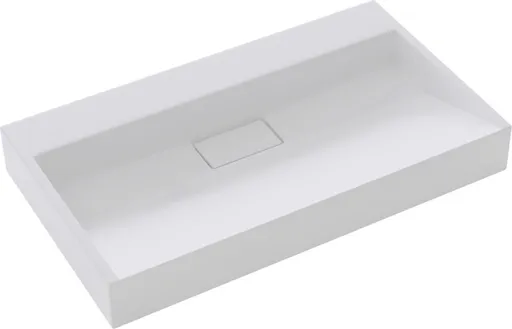 MEXEN - Ava umývadlo na dosku liaty mramor B/O 120 x 46, biela 23011200