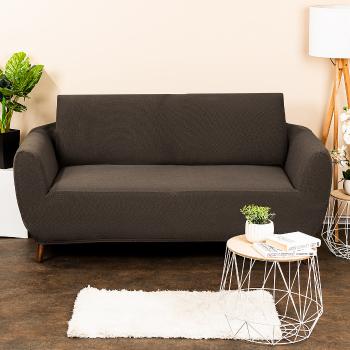 4Home Multielastický potah na dvojkřeslo Comfort hnědá, 140 - 180 cm