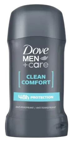 DOVE CLEAN COMFORT - Tuhý antiperspirant pre mužov 50 ml